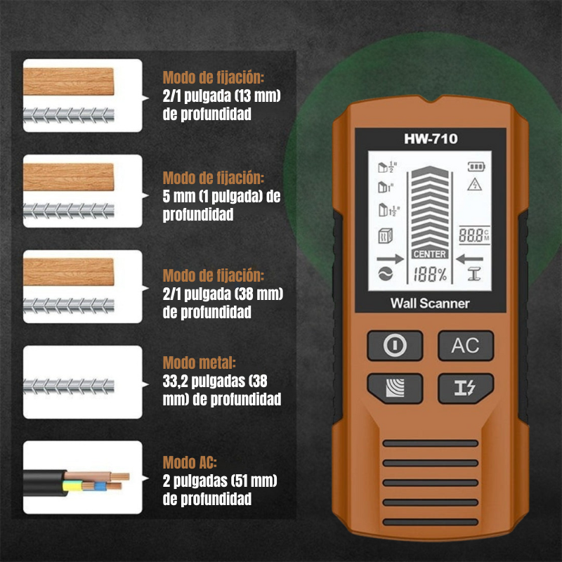 Detecte Pro - detector compacto